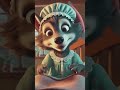 Sarı Başlıklı Kız Altın Aynayla Kurdu Korkuttu! ✨ #shorts