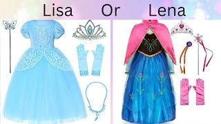 Lisa or Lena very cute adorable frozen baby toys