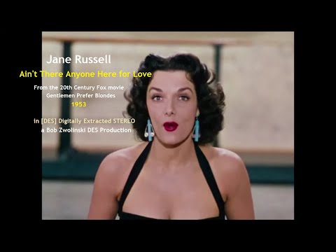 Ain&rsquo;t There Anyone Here For Love - Jane Russell - 1953 [DES STEREO]