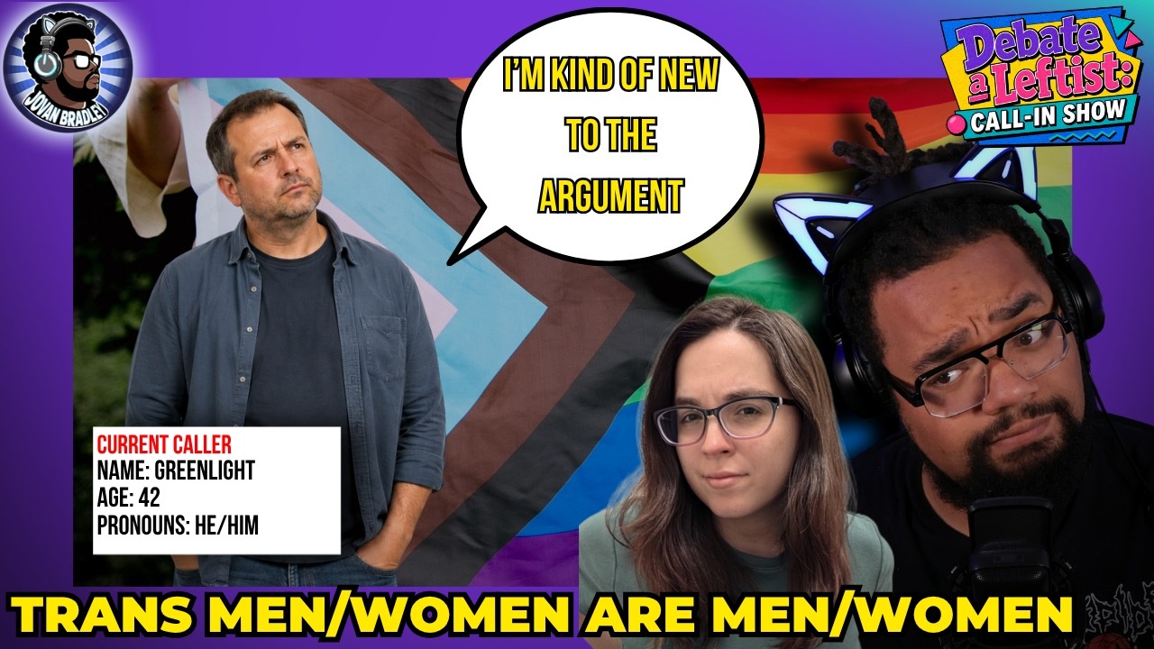 Caller Wants to Debate Trans Athletes & Talks Himself Into AGREEING || JOVAN DEBATES