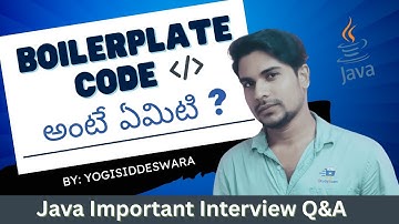 Boilerplate Code Explained in Java Using Threads | Interview Concept | Telugu Explanation