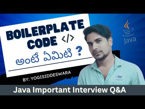 Boilerplate Code Explained in Java Using Threads | Interview Concept | Explained in Telugu