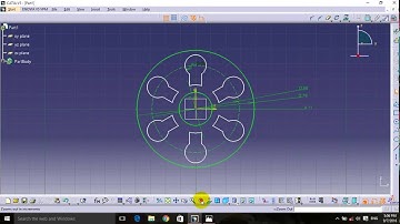 Catia V5 Sketcher Drawing 4