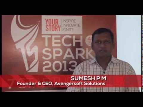 Sumesh, Founder & CEO, Avenger soft solutions at TechSparks 2013