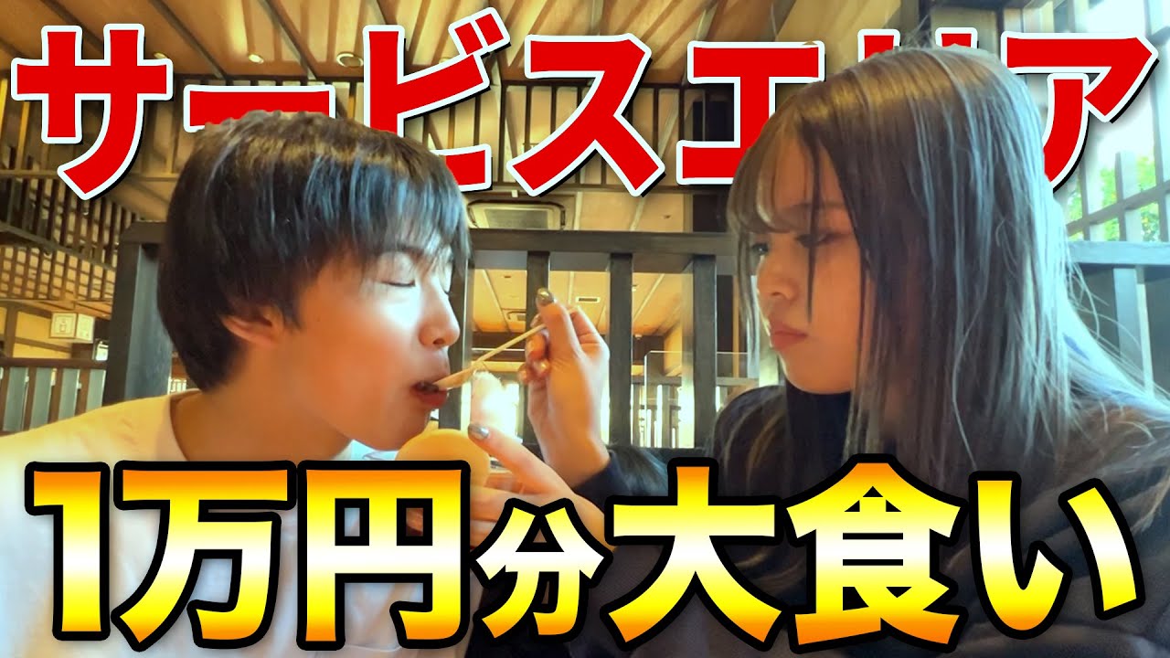 【大食い】サービスエリアで1万円使い切れるまで帰れませんがキツすぎた   ww【ドライブ】