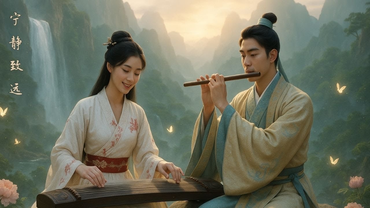 Soothing Bamboo Flute & Erhu Harmony | Chinese Instrumental Music for ...