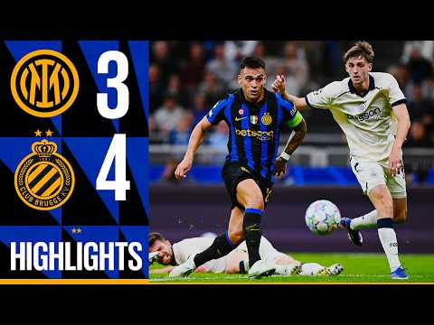 LAUTARO’S BRACE AND BONNY’S GOAL NOT ENOUGH | INTER 3-4 CLUB BRUGGE | UEFA CHAMPIONS LEAGUE