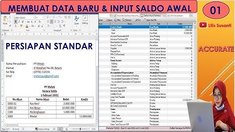 Cara Belajar Accurate Untuk Pemula Menggunakan Persiapan Standar Dengan Mudah Dan Cepat