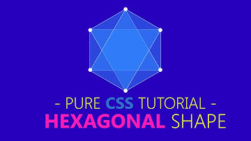 Create Hexagon Using Css - html css tutorial - Part 2