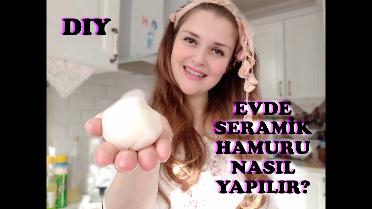 Diy Evde Soguk Seramik Hamuru Yapimi Tutorial How To Make Ceramic Dough Easy And Quick Way Youtube Seramik Bebek Yagi Kendin Yap