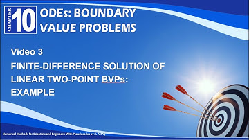 CHP10V3 FINITE-DIFFERENCE SOLUTION OF LINEAR TWO-POINT BOUNDARY VALUE PROBLEMS: EXAMPLE