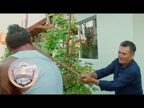 Nea Marin a rupt parul pe spatele lui Dorian Popa: