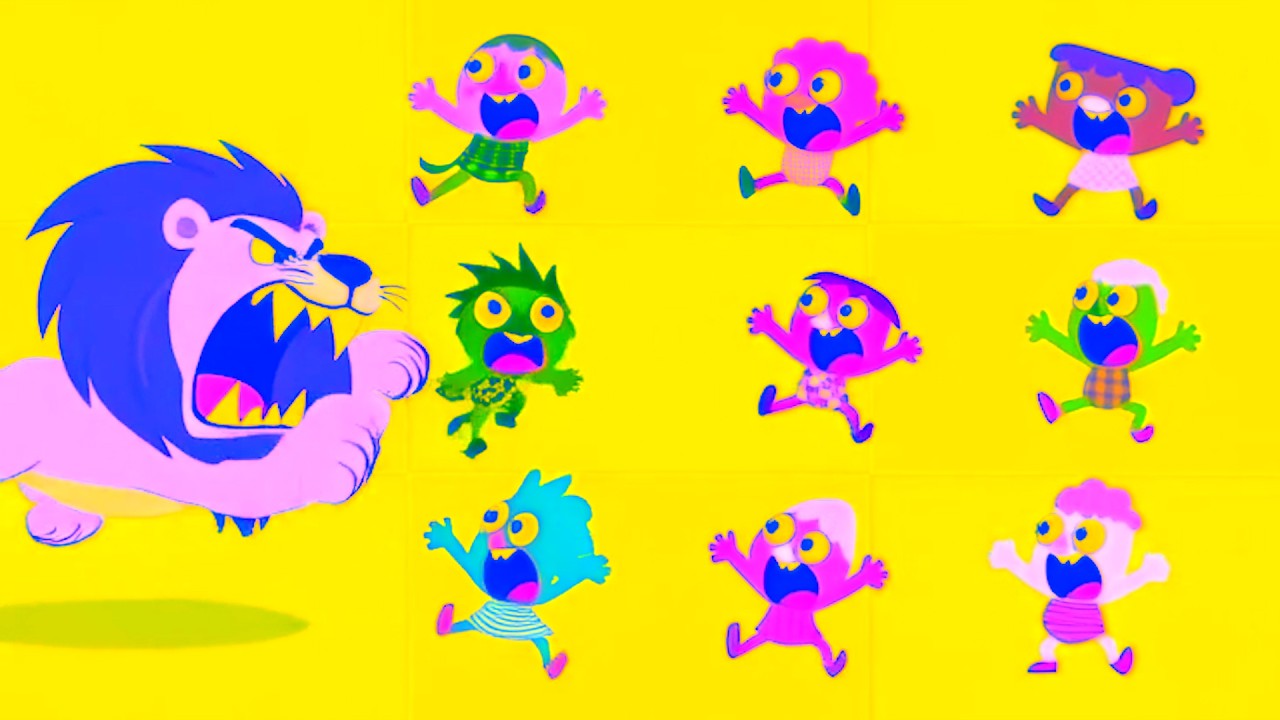 If You Are Happy Lion Chase Run! Super Simple Songs Effects (Sponsored by Preview 2 Effects)