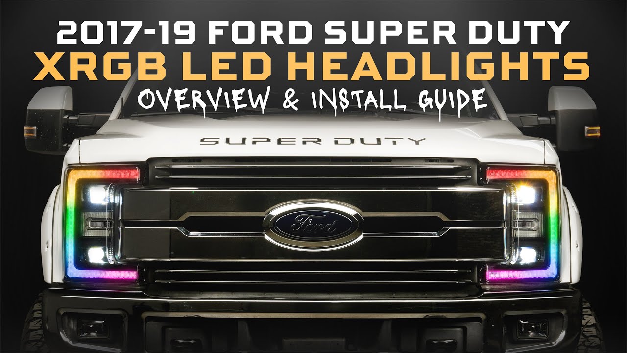 All New XRGB Headlights for 2017-2019 Ford Super Duty | Morimoto XRGB LED Headlights