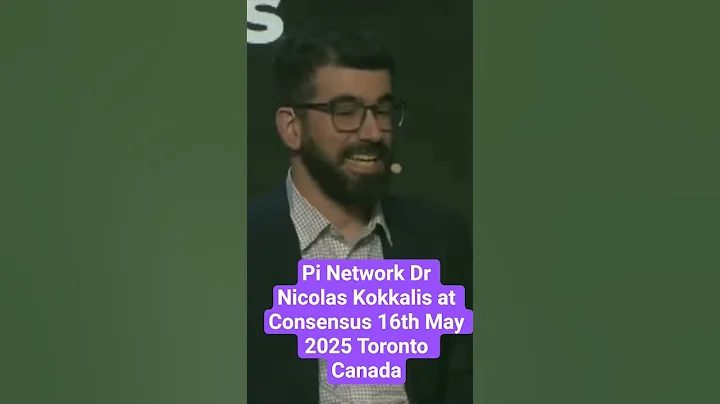 Dr Nicolas Kokkalis at Consensus, Toronto Canada 16th May 2025 #pinetwork 🤞😍🤩🌹🔥📢