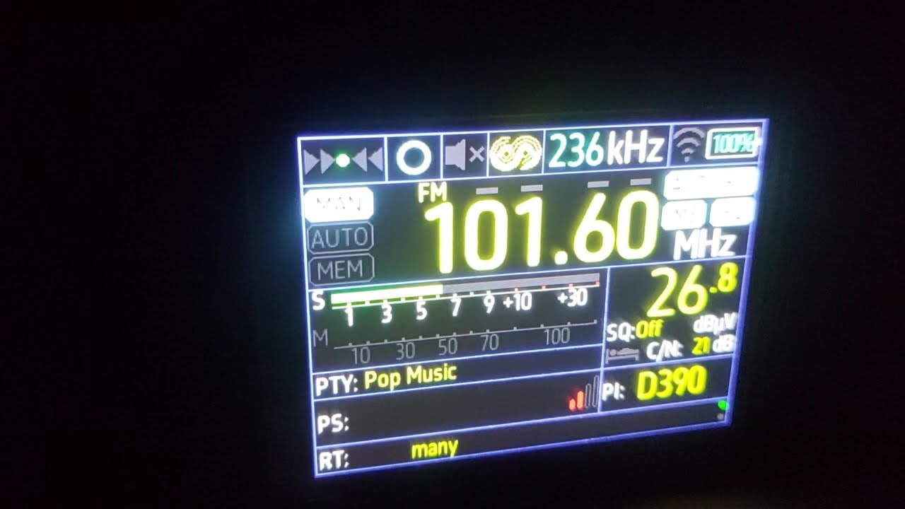 FM Bandscan Soest Nord an der 3.Element Yagi nach Nord Nord-Ost Minitef 07.02.26 