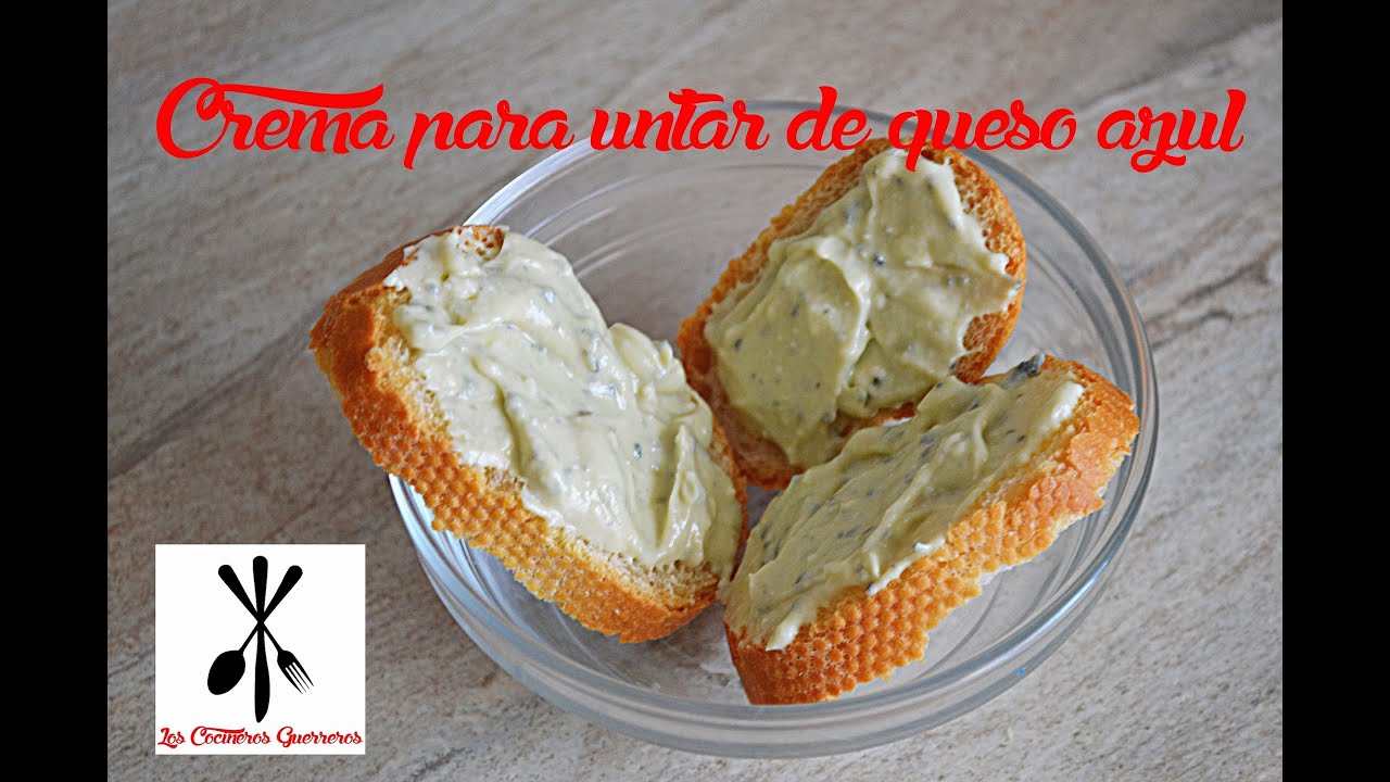 Crema untable de queso azul