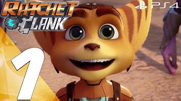 Ratchet and Clank (PS4) - Gameplay Walkthrough Part 1 - Prologue & Review (Full Game)