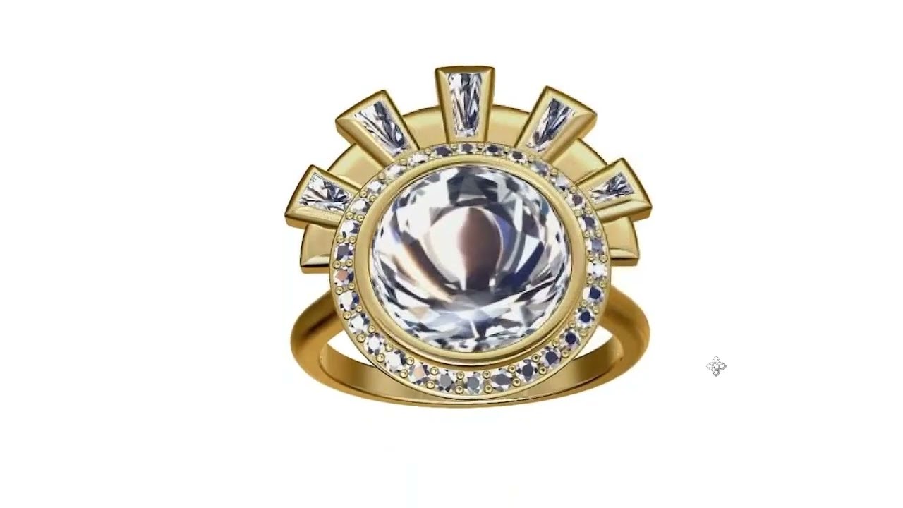 Art Deco Fashion Ring