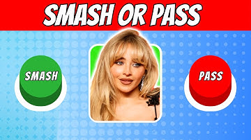 SMASH or PASS 100 OPTIONS!! | Hottest Celebrity Female Edition 2025 | QUIZ WAVEZ