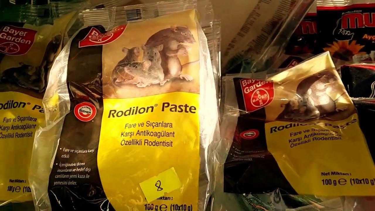 BAYER RODİLON PASTA FARE ZEHİRİBAYER RODİLON PASTA RAT POİSON KILLER