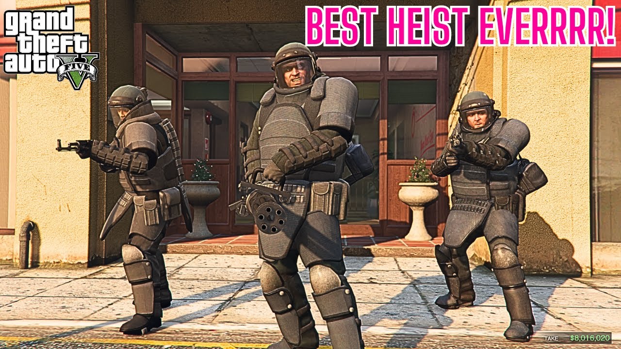 One Of The Most Insane Heist Paleto Bay Bank Heist In GTA 5 YouTube 