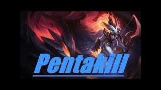 League of Legends clip Pentakill playing  Kindred (Aram)