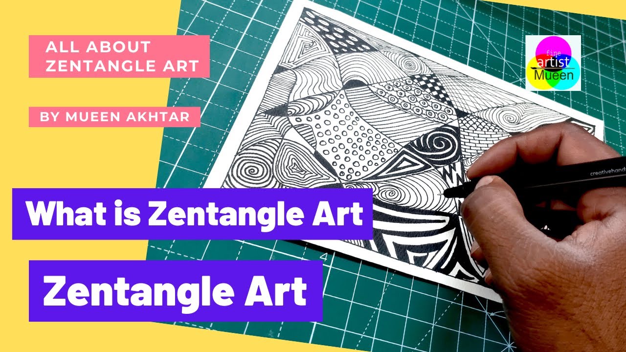 What is Zentangle Art ? | Zentangle Art for Beginners step by step
