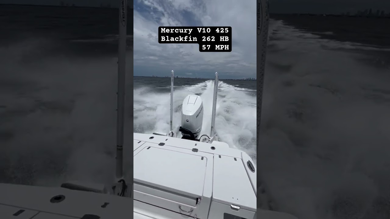 Mercury V10 Verado 425 Powers Blackfin 262