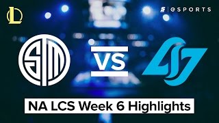 HIGHLIGHTS: Team SoloMid vs. Counter Logic Gaming (2017 NA LCS Spring)