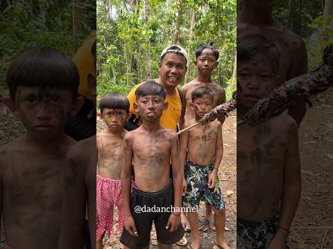 ANAK PRIMITIF MAKAN IKAN LELE BAKAR MANTAP #art #diy #shorts #shortvideo #viral