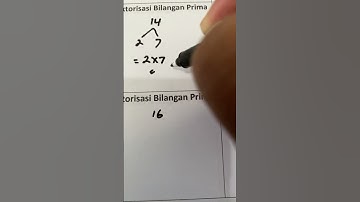 Faktorisasi  bilangan prima dari 14