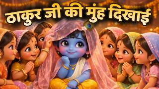 ठाकुर जी की मुंह दिखाई | Krishna ki muh Dikhayi | Radha Krishna ki Baal Leela by Indresh ji Maharaj