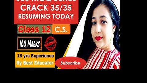 600 MCQ Series for CS class 12 and 7 Days whole Term1 Syllabus in one shots. #anjaliluthra #cbse