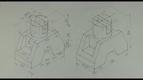 Copy isometric 29 - Engineering drawing - Technical drawing TDA 2018 Q7