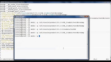 Oracle Manual Database Creation