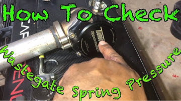 How to check Wastegate Spring Pressure and Booster Controller #wastegate #boostcontroller #LSswap