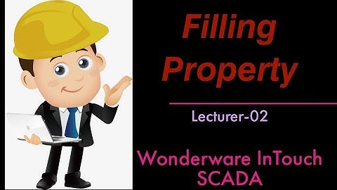 slider & filling property of #InTouch #SCADA || #hindi #tutorial