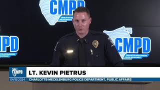 CMPD 1st Quarter Public Safety Briefing - April 15, 2024