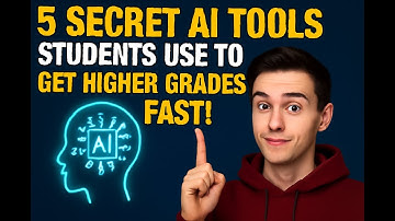 5 Secret AI Tools Students Use to Get Higher Grades FAST!