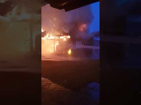 Incendiu în localitatea Horodnic de Jos, jd. Suceava