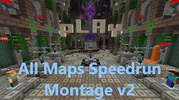 HiveMC DeathRun - All Maps Speedrun Montage v2 (made by HowTo) [End of the Explaining Series]