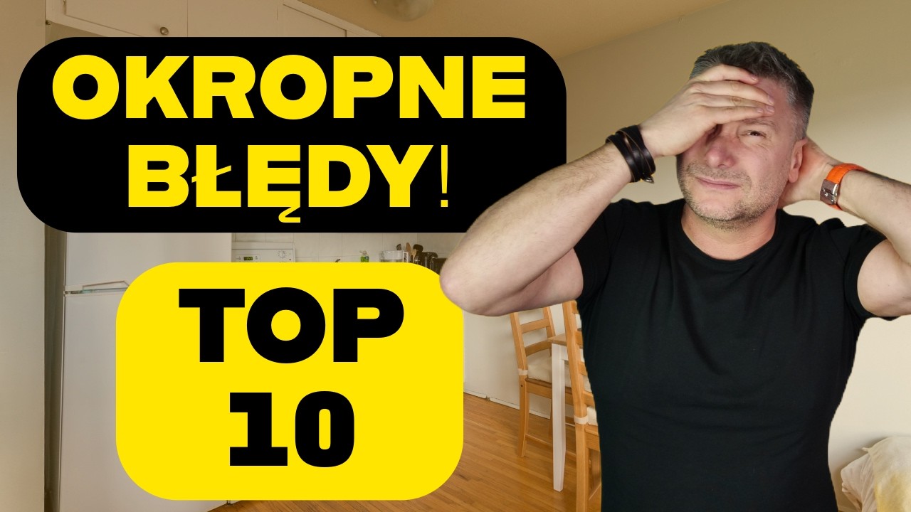 ❌ BŁĘDY W ARANŻACJI MAŁYCH MIESZKAŃ! TEGO NIE RÓB