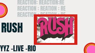 Part 1: Rush Vs Rush: YYZ -Live -Rio (Crazy energy): reaction