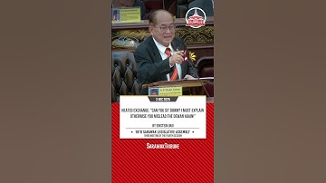 Heated exchange: "Can you sit down? I must explain otherwise you mislead the dewan again!"