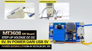 MT3608 Battery output module from 2V step up 5V, 8V 9V 12V with MT3608 - step up