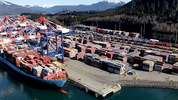 Prince Rupert Fairview Container Terminal Hyperlapse