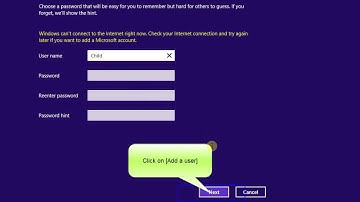 How to add Child account for kid in Windows 8 and 8.1