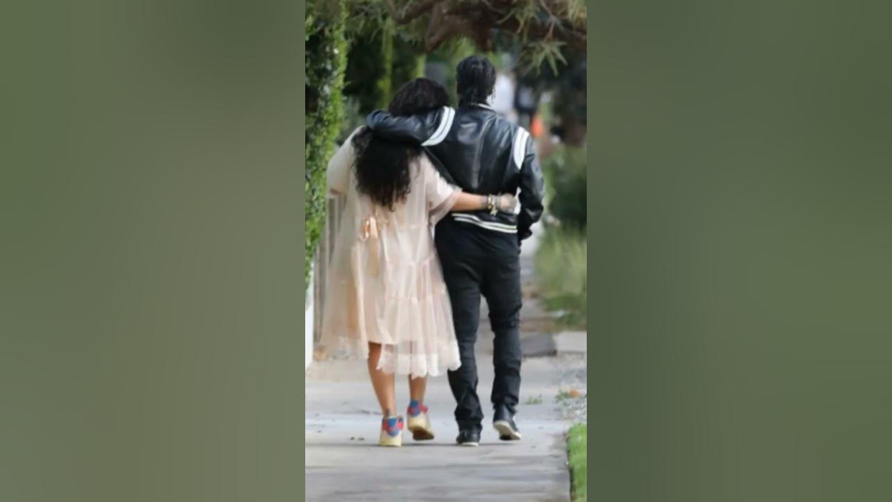Pregnant Rihanna & Asap Rocky Dating At Mauros'Cafe! #short #shorts #