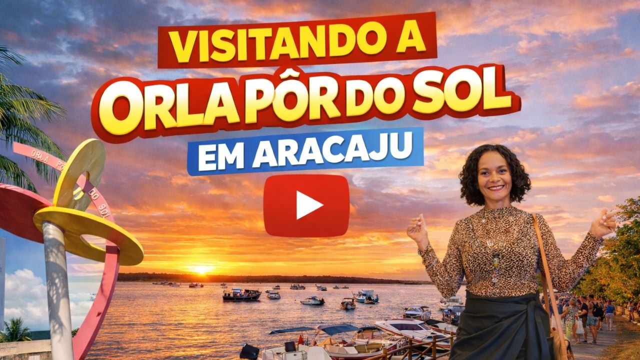 🌅 ORLA PÔR DO SOL – UM DOS LUGARES MAIS LINDOS DE ARACAJUSE!